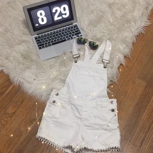 White Overalls (shorts)